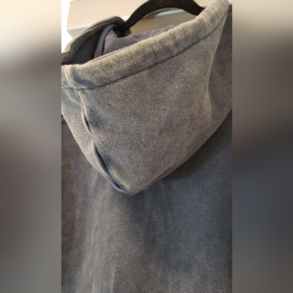 Alphalete Very Terry Hoodie Sweatshirt Medium Sun Bleached Distresssed - Picture 4 of 7